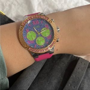 Guess , Hot pink colorful watch